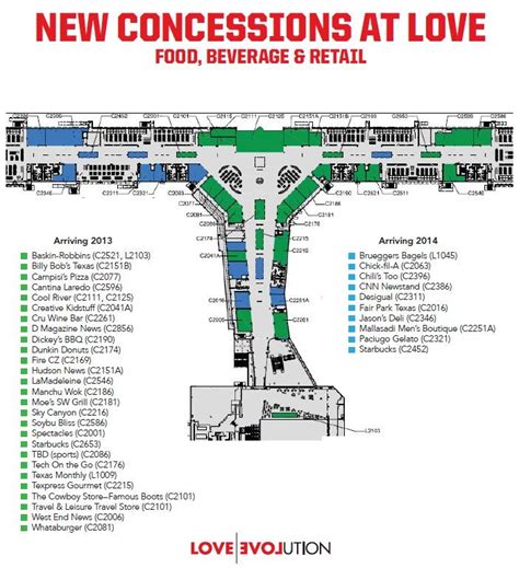 Exploring The Love Field Terminal Map A Comprehensive Guide 2023