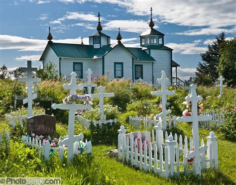 1901 Russian Orthodox Church Ninilchik Alaska Usa