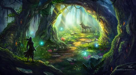 The Fairy Forest By Tinytruc On Deviantart
