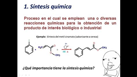 Química Ii Bachillerato Síntesis Química Y Análisis Químico Youtube