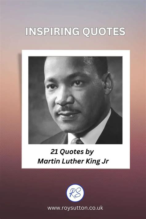 21 Quotes By Martin Luther King Jr Thatll Make You Think Roy Sutton