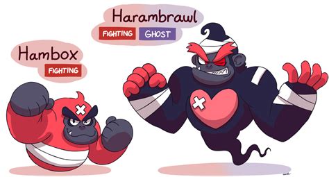 fakemon hambox harambrawl by master on deviantart pokemon creator