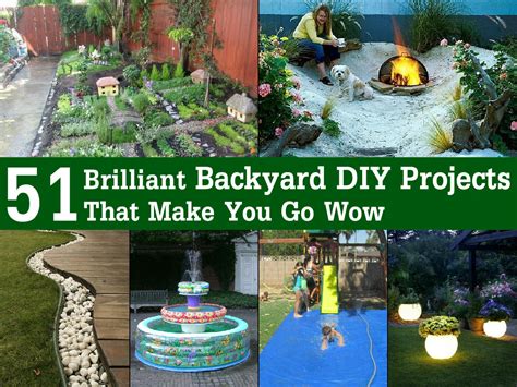 51 Brilliant Backyard Diy Projects That Make You Go Wow