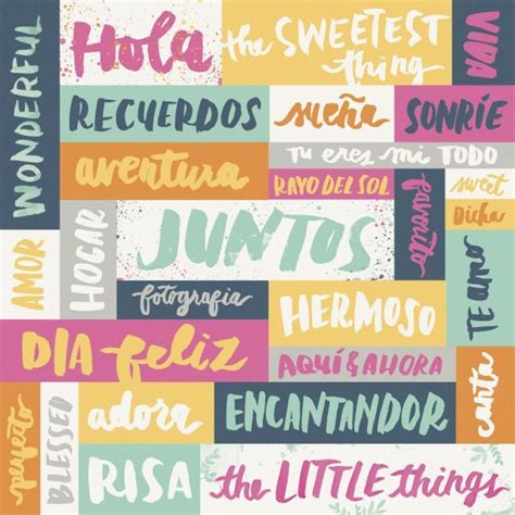 Words Spanish Background Found On Zoggin Pattern Words
