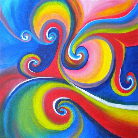 Swirls Painting By Hollie Leffel Fine Art America