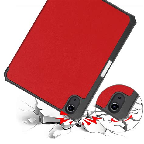 Trifold Smart Case Stand For Apple Ipad Mini 6th Gen 2021 Red