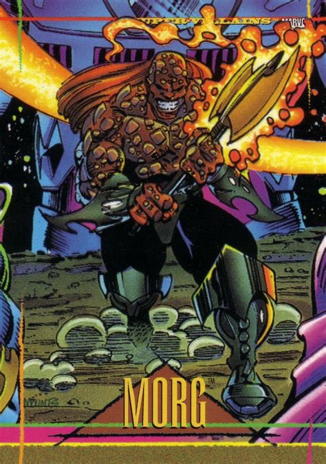 His powers are about the same level as nova and firelord. Morg, herald of Galactus (Marvel) | Comics, Comic books ...