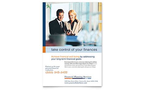 financial planning consulting business card letterhead