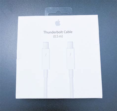 Apple Thunderbolt Cable 05m White Md862lla 888462313483 Ebay