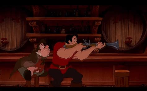 Gun Inaccuracies In Media On Twitter In Beauty And The Beast Gaston Fires A Musket Three