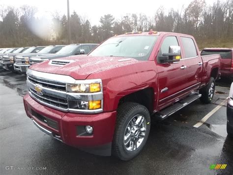 2019 Cajun Red Tintcoat Chevrolet Silverado 2500hd High Country Crew