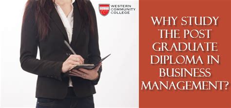 Why Study The Post Graduate Diploma In Business Management Western