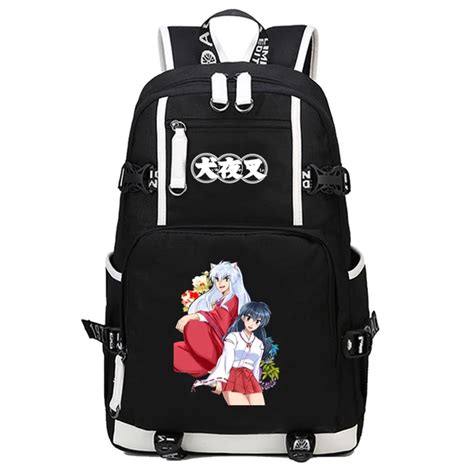 New Anime Inuyasha Backpack School Student Bags Bookbag Satchel Work
