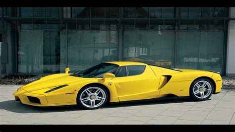 Yellow Ferrari Sports Car My Site