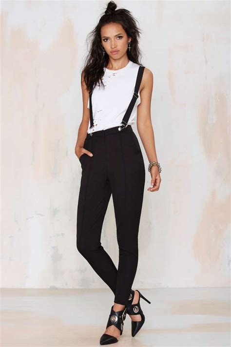 Mean Business Suspender Pants Pants Suspenders Outfit Suspenders For