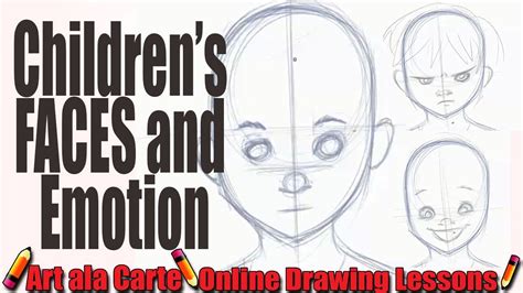 How To Draw Childrens Faces And Expressions How To Draw Children