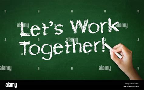 Lets Work Together Hi Res Stock Photography And Images Alamy