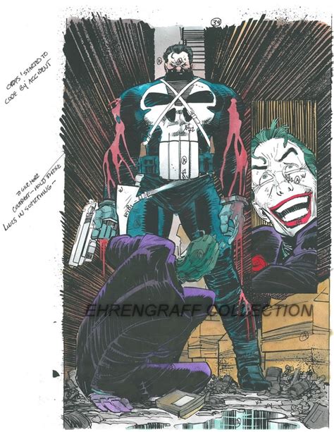 Punisherbatman Pg 38 Color Guide In Milos Ks John Romita Jr