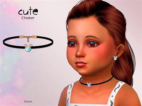 Cute Toddler Choker By Suzue At Tsr Sims 4 Updates