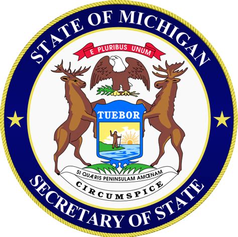602px-Seal_of_Michigan_Secretary_of_State.svg.png — Elk Rapids District png image