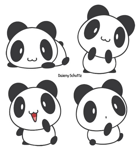 Kawaii Panda Coloring Pages Coloring And Drawing