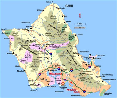 Oahu Map Pictures Map Of Hawaii Cities And Islands