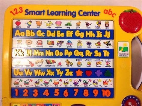 123 Smart Learning Center Abc The Learning Journey Toy Phonics