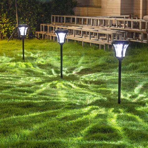 Aluminum Outdoor Lighting Waterproof Garden Light Solar Floor Lawn