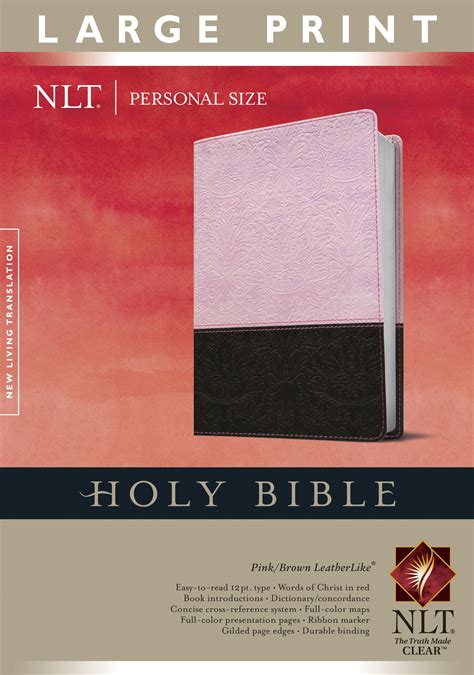 Tyndale Holy Bible Nlt Personal Size Large Print Edition