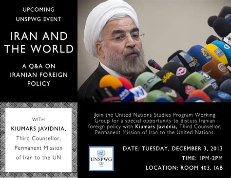 Past Event Iran And The World Un Studies Program Working Group