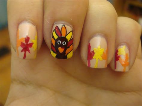 I Bleed Polish Thanksgiving Nails