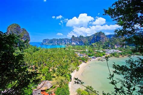 Stunning View On Railay Bay In Thailand Stock Photo Colourbox