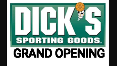 Dicks Sporting Goods Grand Opening Youtube