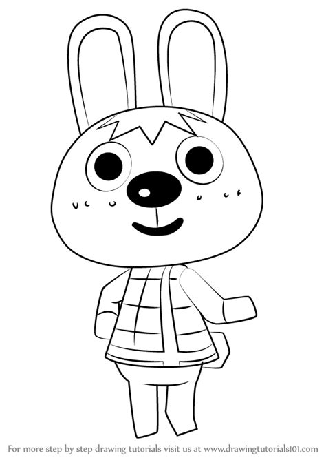 596x843 23 images of animalcrossing drawing template. Learn How to Draw Gabi from Animal Crossing (Animal Crossing) Step by Step : Drawing Tutorials