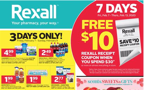 Rexall Pharma Plus Drugstore Canada Coupon And Flyers Deals Free 10