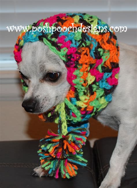 Posh Pooch Designs Dog Clothes Black Light Cowl Crochet Pattern