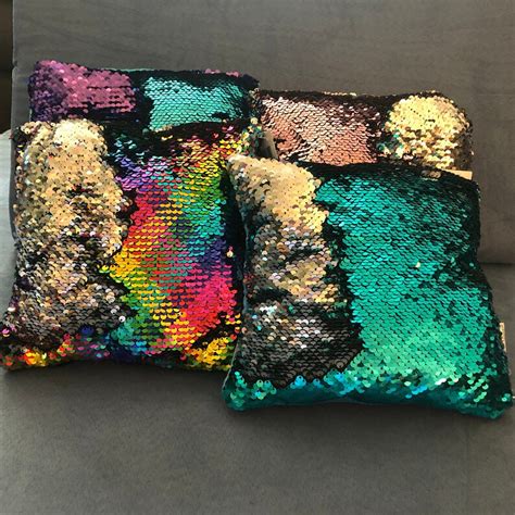 Personalized Flip Sequin Pillow Etsyde
