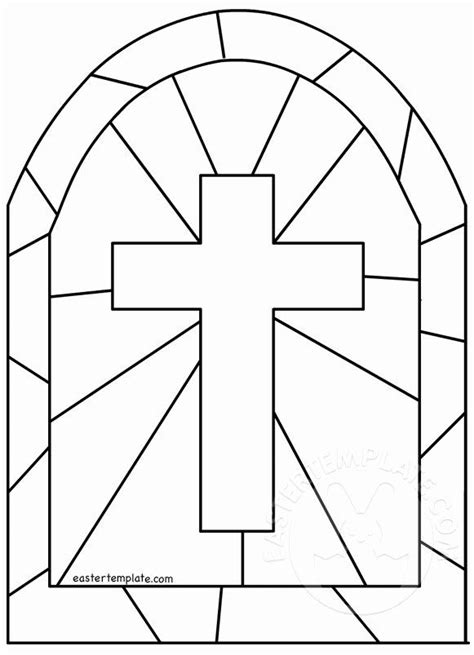 Simple shapes & objects coloring pages. 30 Cross Template Printable Free | Pryncepality in 2020 ...