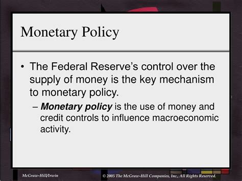 Ppt Monetary Policy Powerpoint Presentation Free Download Id5325663