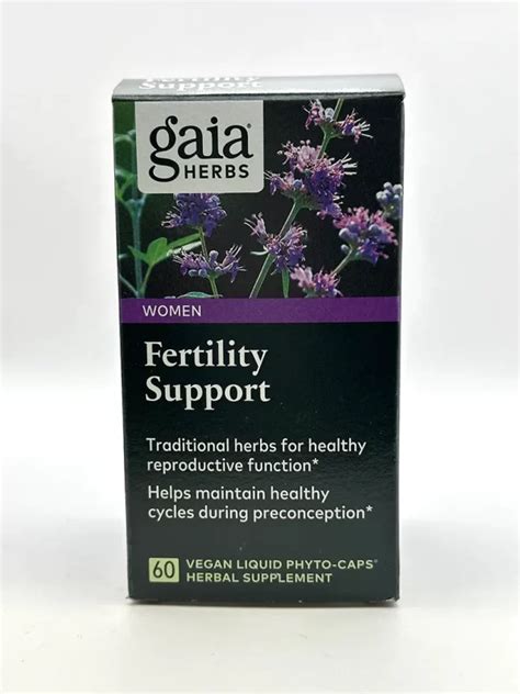 Gaia Fertility Support 60 Capsules Gandw Herbs