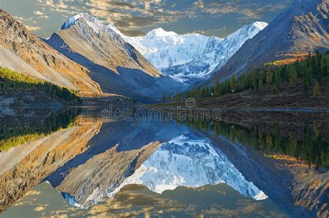 Beautiful Autumn Landscape Altai Mountains Russia Stock Photo Image