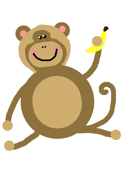 Free Monkey Clip Art Images Cute Baby Monkeys Dey All Axed For
