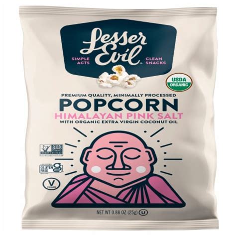 Lesserevil Buddha Bowl Foods Himalayan Pink Salt Organic Popcorn 088