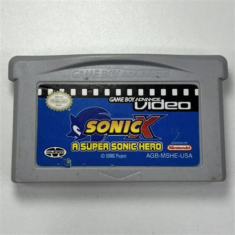 Gba Video Sonic X Volume 1 Value Gocollect Gameboy Advance Gba