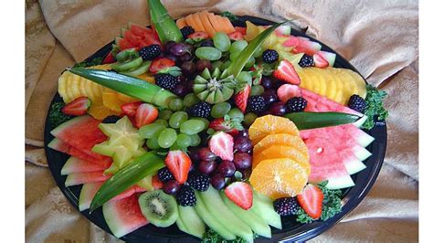 How To Make A Fruit Platter Display Youtube