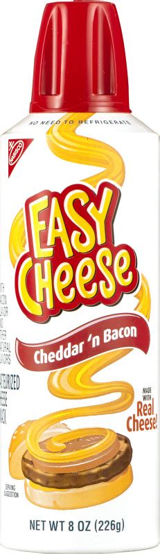 Nabisco Easy Cheese Cheddar N Bacon Easy Cheese44000045548 Customers Reviews Listexonline