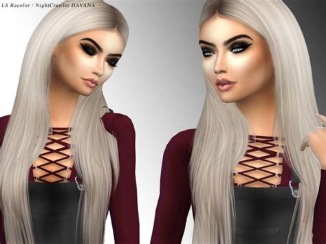 Nightcrawlers Dayana Hair Ls Recolor By Xlovelysimmer100x At