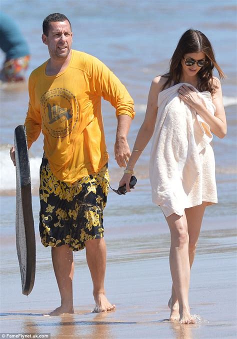 Adam Sandler Enjoys Hawaii With Daughters And Bikini Wife Daily Mail