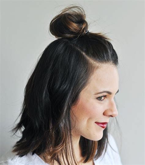 6 Trendy Half Up Half Down Bun Hairstyles For All Occasions Women