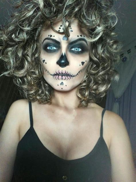 Maquiagem Artística Caveira Mexicana Taaaysouz Haunted House Halloween Party Halloween Party